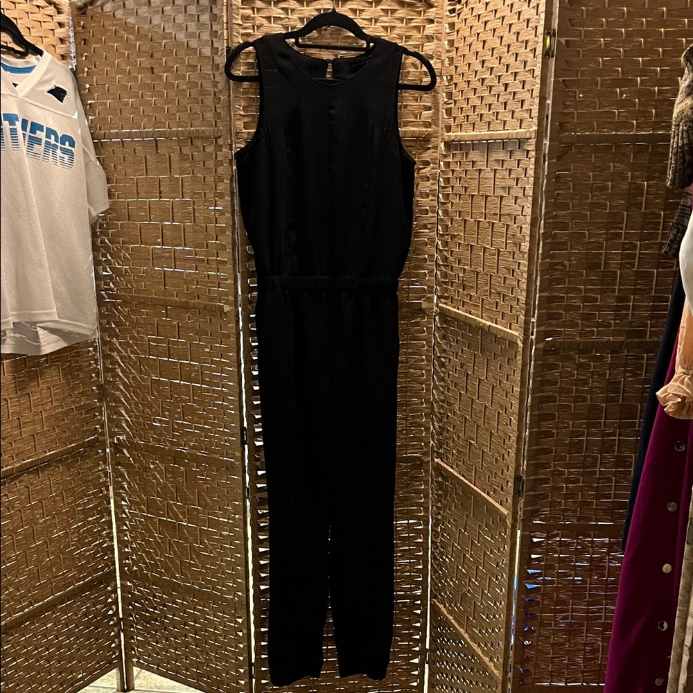 Elegant Banana Republic Black Sleeveless Jumpsuit